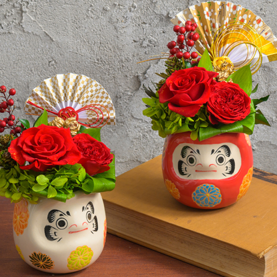 紅白から選ぶ、新年の彩り